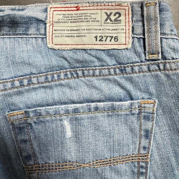 X2 Denim Laboratory Distressed Denim‎ Boot Cut Jeans W31 - 6R - Picture 9 of 13